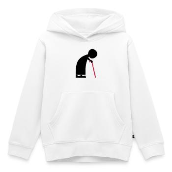 Oma - Kinder Premium Organic Hoodie - Weiß - Vorne - AI Model Kid Female (0cm)
