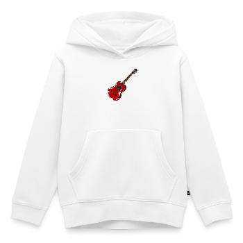 Gitarre Gitarrist Musiker - Kinder Premium Organic Hoodie - Weiß - Vorne - AI Model Kid Female (0cm)