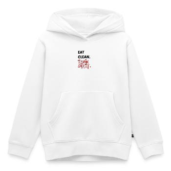 Motivating Environmentally Conscious Healthy Lifestyle - Kids Premium Organic Hoodie - white - Front - AI Model Kid Female (0cm)