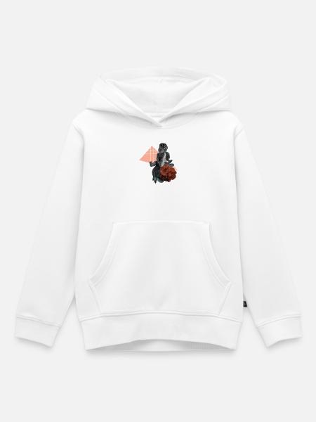 Cherub Rose Ästhetik - Kinder Premium Organic Hoodie - Weiß