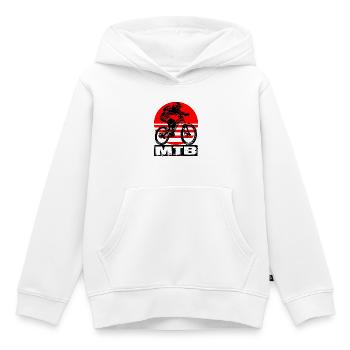 MTB - Kinder Premium Organic Hoodie - Weiß - Vorne - AI Model Kid Female (0cm)