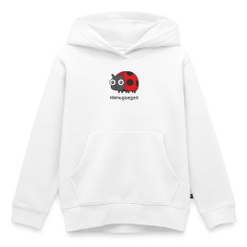 Himugüegeli - Kinder Premium Organic Hoodie - Weiß - Vorne - AI Model Kid Female (0cm)