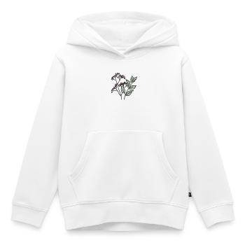 Blätter und Beeren - Kinder Premium Organic Hoodie - Weiß - Vorne - AI Model Kid Female (0cm)