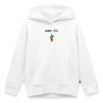 OMA. OMA - Kinder Premium Organic Hoodie - Weiß - Vorne - AI Model Kid Female (0cm)