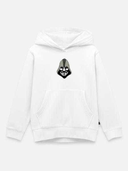 Anonym - Kinder Premium Organic Hoodie - Weiß