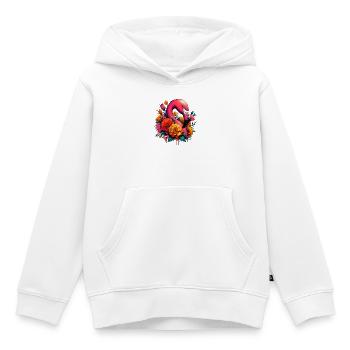 Flamingo - Kinder Premium Organic Hoodie - Weiß - Vorne - AI Model Kid Female (0cm)