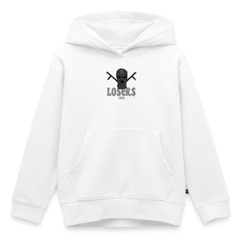 Schläger auf Protest - Kinder Premium Organic Hoodie - Weiß - Vorne - AI Model Kid Female (0cm)