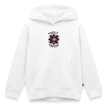 Bonding Issues? Chemistry Has the Answer - Kinder Premium Organic Hoodie - Weiß - Vorne - AI Model Kid Female (0cm)