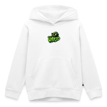 Mort-vivant - Sweat Premium à capuche enfant bio - blanc - Devant - AI Model Kid Female (0cm)