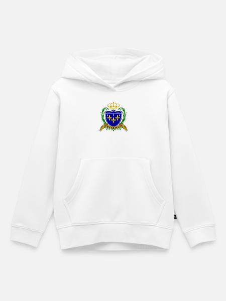 Orléans - Kinder Premium Organic Hoodie - Weiß