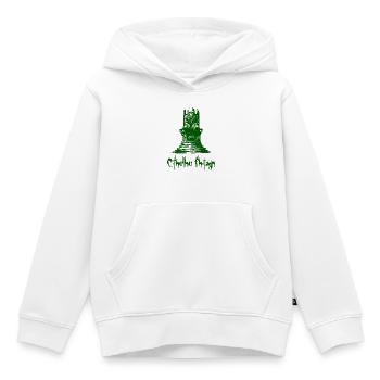 Statue von Cthulhu - Kinder Premium Organic Hoodie - Weiß - Vorne - AI Model Kid Female (0cm)