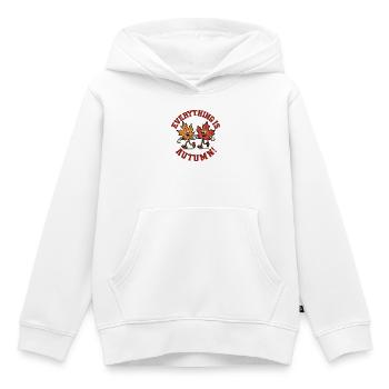 Everything is autumn. Beautiful autumn. Harvest autumn. - Kids Premium Organic Hoodie - white - Front - AI Model Kid Female (0cm)