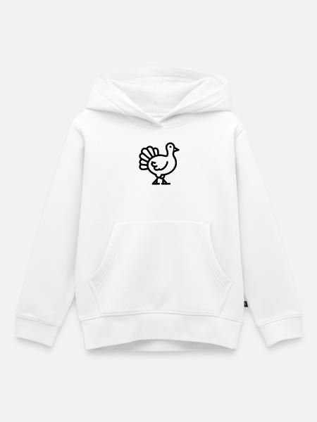 Turkei - Kinder Premium Organic Hoodie - Weiß