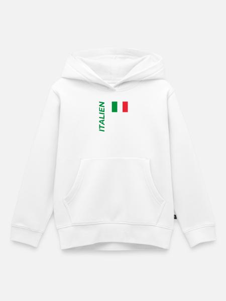Mailand - Kinder Premium Organic Hoodie - Weiß
