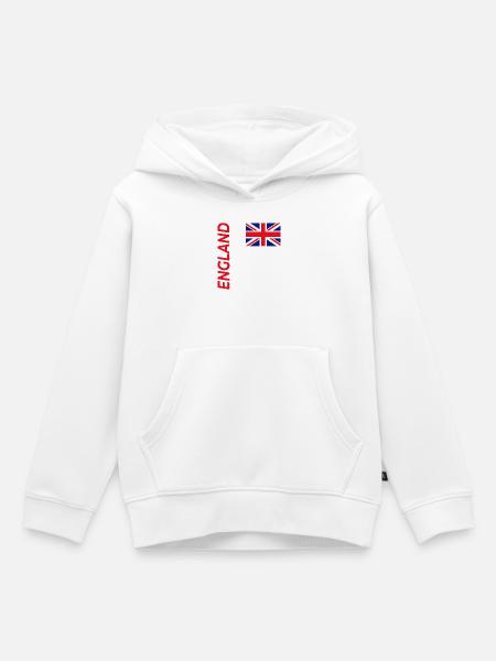 Manchester - Kinder Premium Organic Hoodie - Weiß