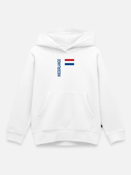 Hilversum - Kinder Premium Organic Hoodie - Weiß
