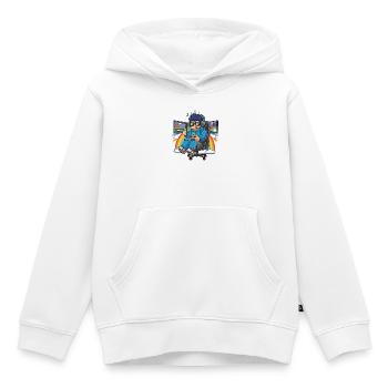 Cool streamer playing games - Kids Premium Organic Hoodie - white - Front - AI Model Kid Female (0cm)