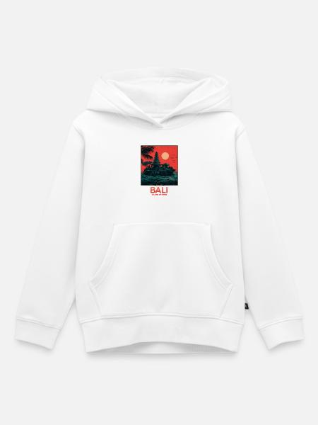 Bali Insel der Götter - Kinder Premium Organic Hoodie - Weiß
