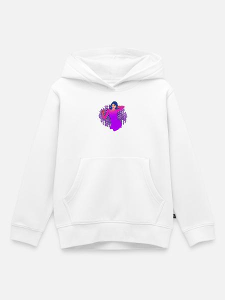 Tanzen - Kinder Premium Organic Hoodie - Weiß