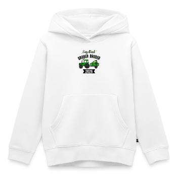 Only Child Big Brother 2026 Pregnancy Baby - Kids Premium Organic Hoodie - white - Front - AI Model Kid Female (0cm)