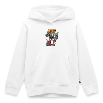 Lustiger Otter zur Einschulung - Kinder Premium Organic Hoodie - Weiß - Vorne - AI Model Kid Female (0cm)