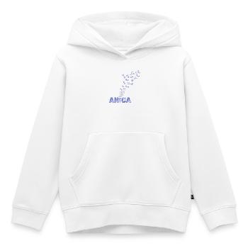 Anica als Segeln - Kinder Premium Organic Hoodie - Weiß - Vorne - AI Model Kid Female (0cm)