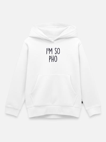 Pho Soup - Kinder Premium Organic Hoodie - Weiß
