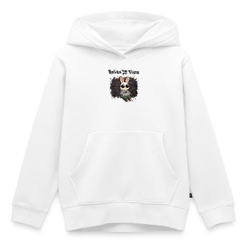 Bunny urbain - Sweat Premium à capuche enfant bio - blanc - Devant - AI Model Kid Female (0cm)