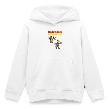 Erinnerungen fangen - Kinder Premium Organic Hoodie - Weiß - Vorne - AI Model Kid Female (0cm)