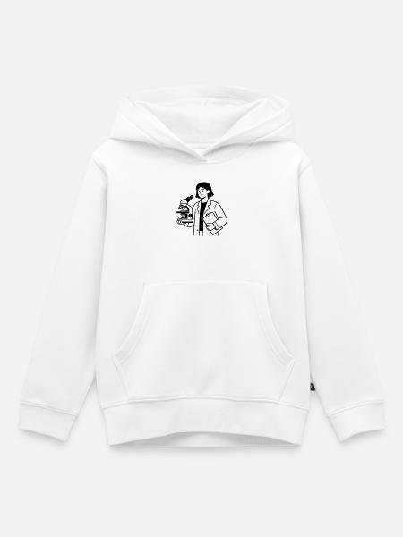 Wissenschaftler - Kinder Premium Organic Hoodie - Weiß