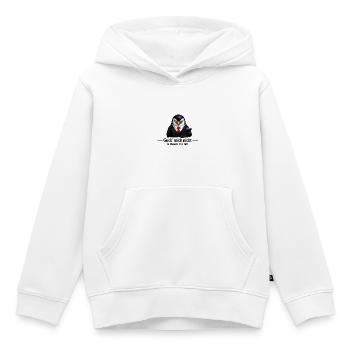 Guck mich nicht in diesem Ton an! - Kinder Premium Organic Hoodie - Weiß - Vorne - AI Model Kid Female (0cm)