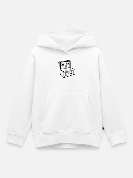 reise - Kinder Premium Organic Hoodie - Weiß