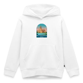 Affiche de voyage vintage à Belo Horizonte, Brésil - Sweat Premium à capuche enfant bio - blanc - Devant - AI Model Kid Female (0cm)