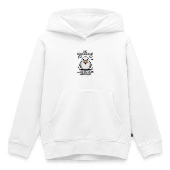 Möwe Seevogel Nen scheiss muss ich - Kinder Premium Organic Hoodie - Weiß - Vorne - AI Model Kid Female (0cm)
