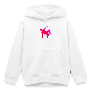 Geschenkidee für einen Breakdancer mit Streetdance - Kinder Premium Organic Hoodie - Weiß - Vorne - AI Model Kid Female (0cm)