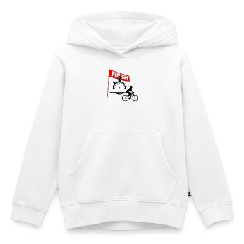 Persönliche Zeit im Radsport - Kinder Premium Organic Hoodie - Weiß - Vorne - AI Model Kid Female (0cm)