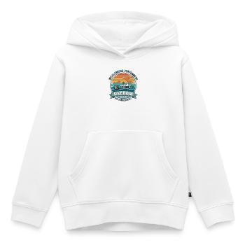 Usedom Inselidylle am Sonnenuntergang - Kinder Premium Organic Hoodie - Weiß - Vorne - AI Model Kid Female (0cm)