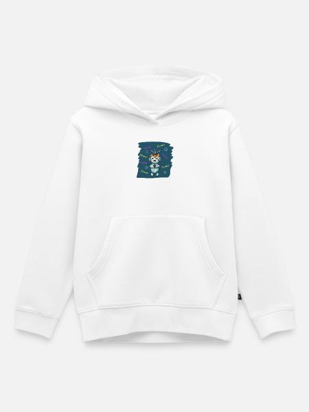 Flowergirl - Kinder Premium Organic Hoodie - Weiß