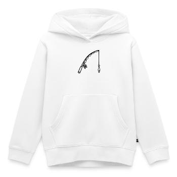 Angel White Pêche Pêche Cadeau Angler Angel - Sweat Premium à capuche enfant bio - blanc - Devant - AI Model Kid Female (0cm)