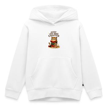 Un chapitre de plus - Sweat Premium à capuche enfant bio - blanc - Devant - AI Model Kid Female (0cm)