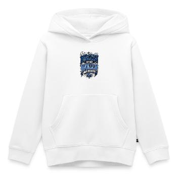 Machen ist wie Wollen – Motivationsspruch - Kinder Premium Organic Hoodie - Weiß - Vorne - AI Model Kid Female (0cm)