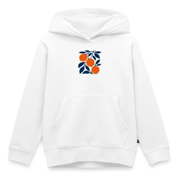 Orangen - Kinder Premium Organic Hoodie - Weiß - Vorne - AI Model Kid Female (0cm)