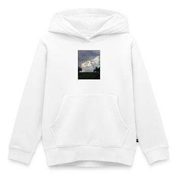 enjoy_yo_life - Kinder Premium Organic Hoodie - Weiß - Vorne - AI Model Kid Female (0cm)
