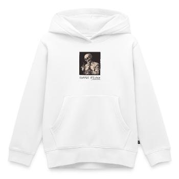 Coffee o'clock - Kinder Premium Organic Hoodie - Weiß - Vorne - AI Model Kid Female (0cm)