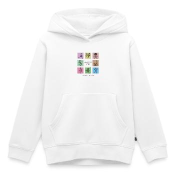Struwwelpeter Pop Art – Frankfurt Germany - Kinder Premium Organic Hoodie - Weiß - Vorne - AI Model Kid Female (0cm)