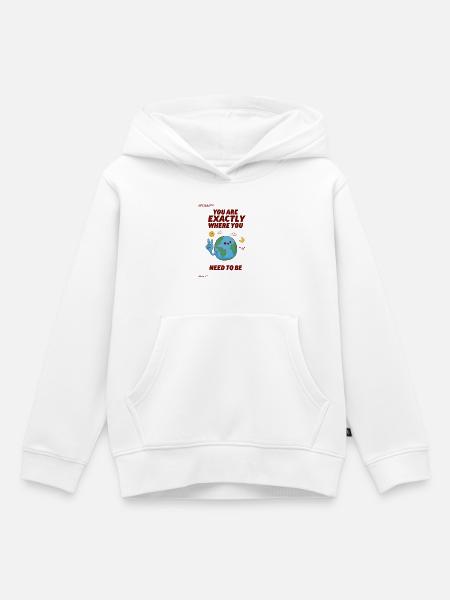 You patter! - Kinder Premium Organic Hoodie - Weiß