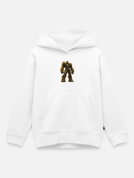 Waldstein Goliath: Kristallranken - Kinder Premium Organic Hoodie - Weiß