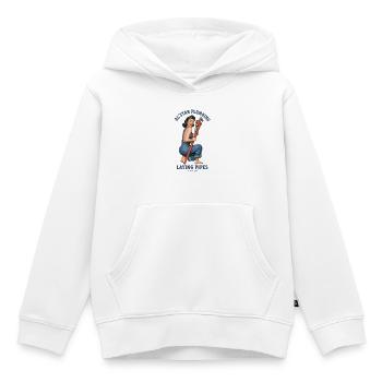 Al'star plumbing - Kinder Premium Organic Hoodie - Weiß - Vorne - AI Model Kid Female (0cm)