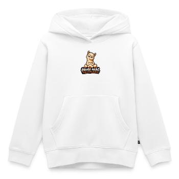 Heute nicht – Alpaka Spruch lustig Morgenmuffel - Kinder Premium Organic Hoodie - Weiß - Vorne - AI Model Kid Female (0cm)