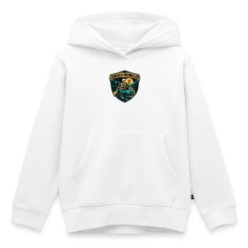 Jenseits-Paddelclub - Kinder Premium Organic Hoodie - Weiß - Vorne - AI Model Kid Female (0cm)